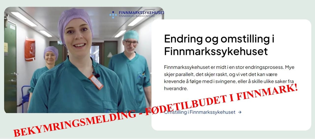 Bekymringsmelding Finnmarkssykehuset